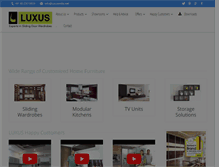 Tablet Screenshot of luxus-india.com